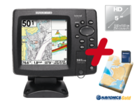 HUMMINBIRD 597ci HD avec sonde TA + carte Navionics France