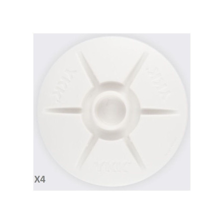 YKK SNAD dôme mâle blanc Ø40 les 4