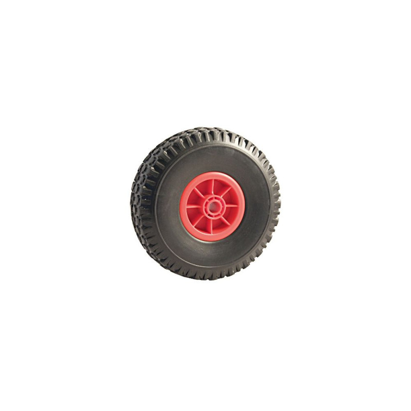 Roue gonflable avec chambre, jante rouge Ø 400 alésage 20, 1