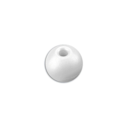 Boule d'arret cordage Ø6 - blanc