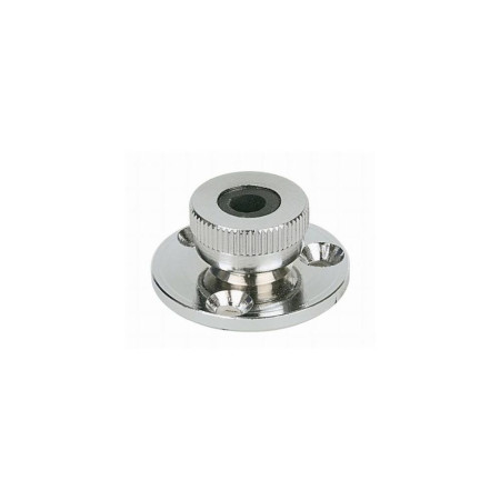 Passe fil laiton chromé Ø6mm les 2