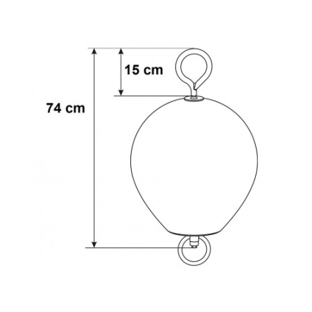 ANTAL Anneau de friction aluminium R20.14 pour cordage Ø14mm