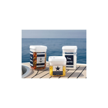 MARINE BUSINESS Set de 4 boîtes hermétiques SEA LOVERS