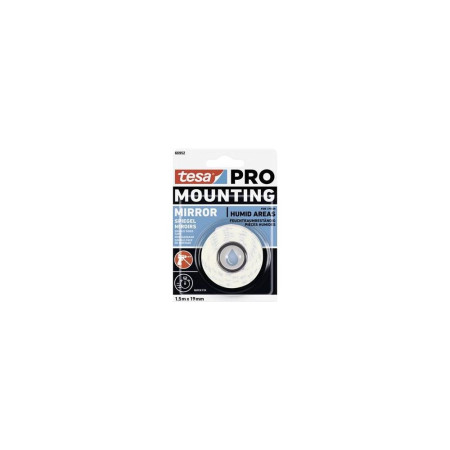 TESA Mounting PRO Spiegel Ruban de montage blanc