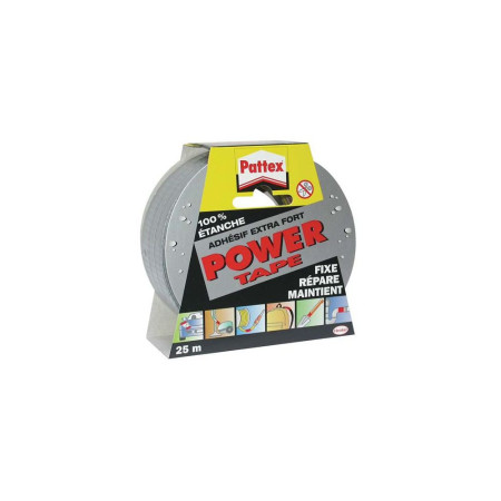 PATTEX Adhésif Power Tape gris 25m