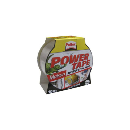 PATTEX Adhésif Power Tape blanc 10m