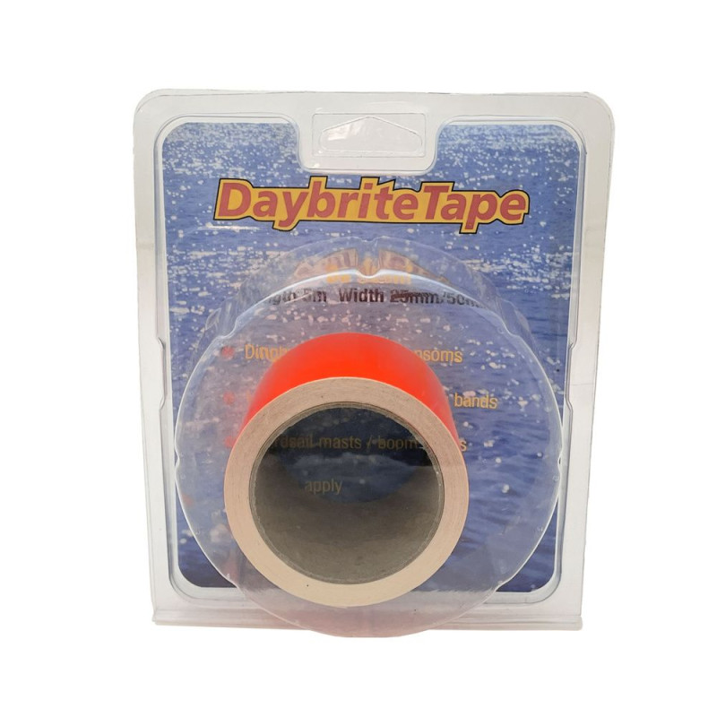 CC MARINE Adhésif fluorescent 5M x 50MM - Orange