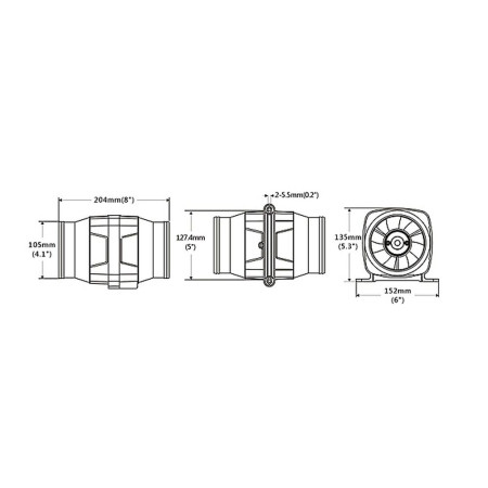 Ventilateur de cale 12V - 270CFM