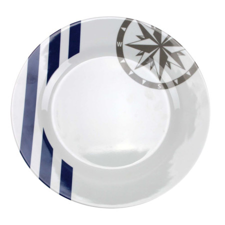 COULEUR MER Marina assiette plate