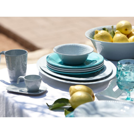 MARINE BUSINESS HARMONY Assiettes desserts grises PERLA (x6)