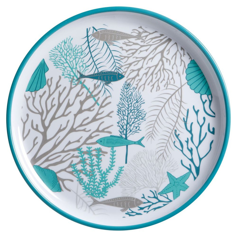 MARINE BUSINESS ASSIETTES PLATE COASTAL (X6)