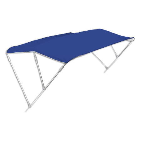 TREM Bimini 3 arceaux 170x180x140cm toile bleu navy