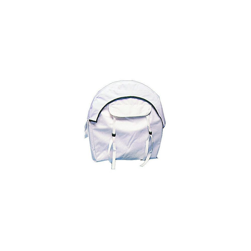 Housse PVC blanche pour fer à cheval