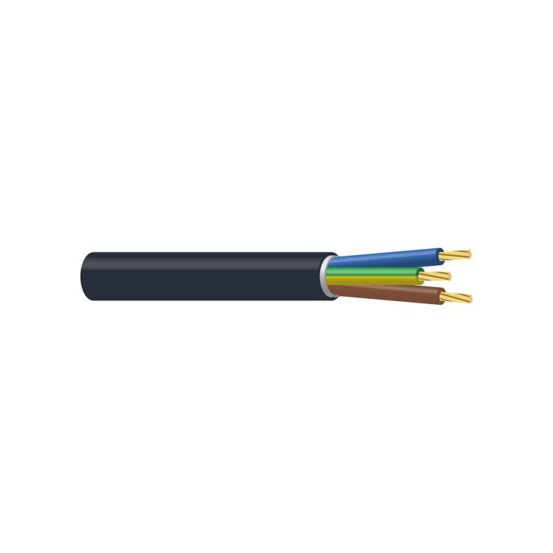 Câble électrique souple HO7RN-F 3x2,5mm² - le m