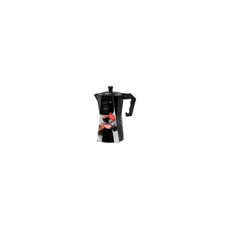 IBILI Cafetière italienne 6 tasses noire
