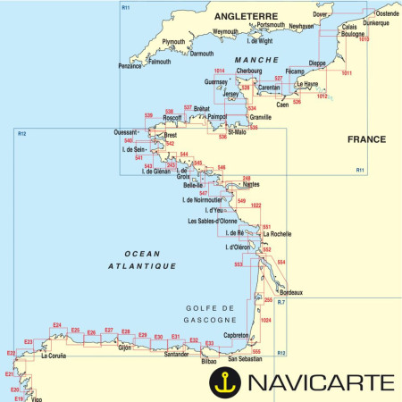 NAVICARTE Carte n°246 Golfe du Morbihan
