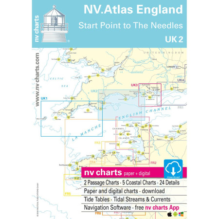 NV Charts Atlas UK Star point à The needles UK2