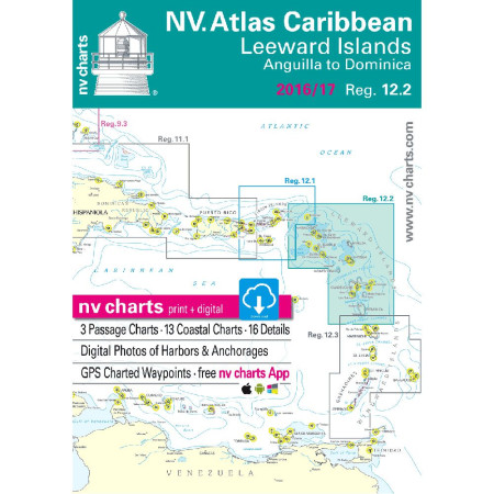 NV Charts Atlas Anguilla à la Dominique 12.2