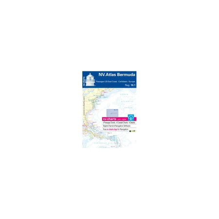 NV Charts ATLAS Bermuda, USEast Coast, Caribbean, Europe16.1