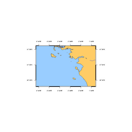 SHOM à plat 7068 De la presqu'ile de Quiberon au sables d'Ol