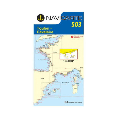 NAVICARTE Carte n°503 Toulon - Cavalaire