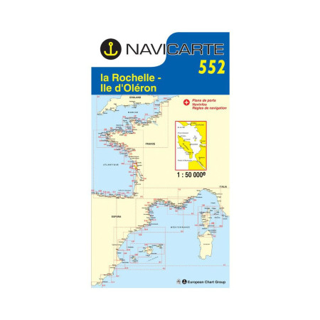 NAVICARTE Carte n°552 La Rochelle, Ile d'Oléron