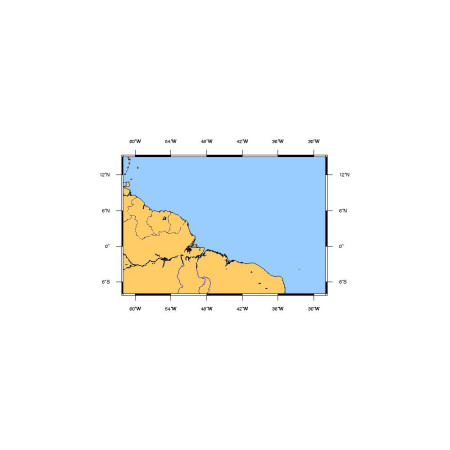 SHOM 6814 à plat NE Amerique du Sud