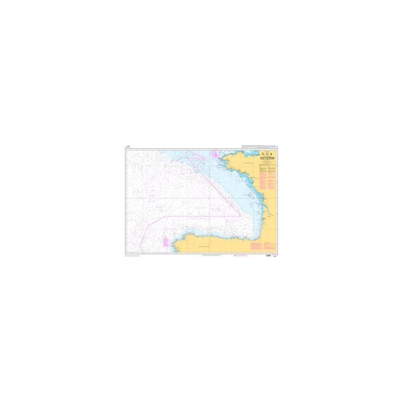 SHOM L7211 Golfe de Gascogne - de Brest à Cabo Finisterre