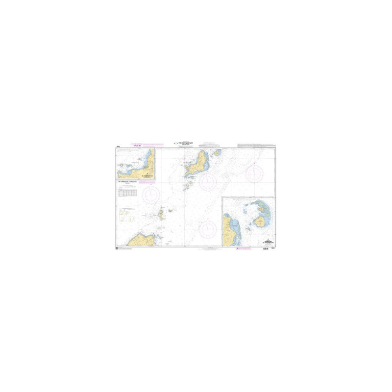 SHOM L7610 Les Grenadines - Groupe Sud
