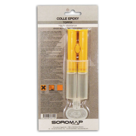 SOROMAP Seringue colle époxy 24mL