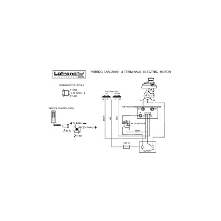 LOFRANS Boîtier relais 3 fils 12V - 500 /1700W