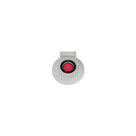 QUICK Contacteur à pied montée (bouton rouge et capot blanc)