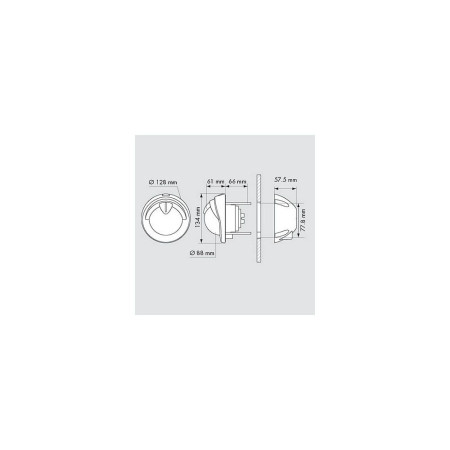 PLASTIMO COMPAS MINI CONTEST2 BLC ROSE CONIQ Z/A