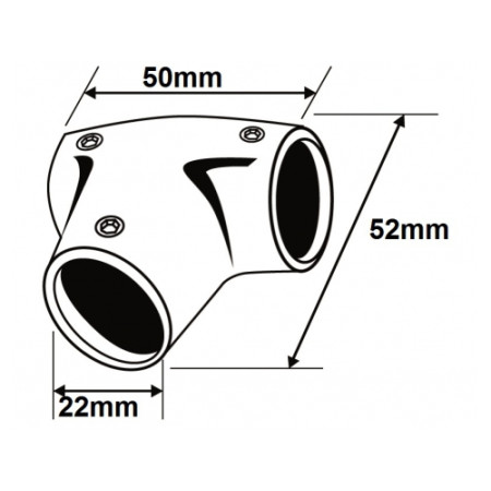 PLASTIMO COMPAS OFF55 ETRIER BLC ROSE BLC ABC