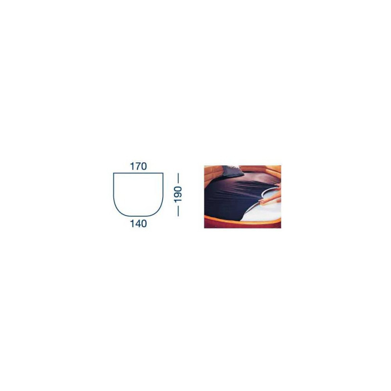 MARINE BUSINESS Drap housse Lg 190 x 140/170 cm - bleu