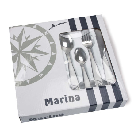 COULEUR MER Marina couverts 24 pièces