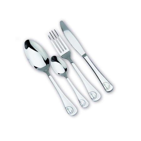 ANCHOR Ensemble de 24 couverts inox