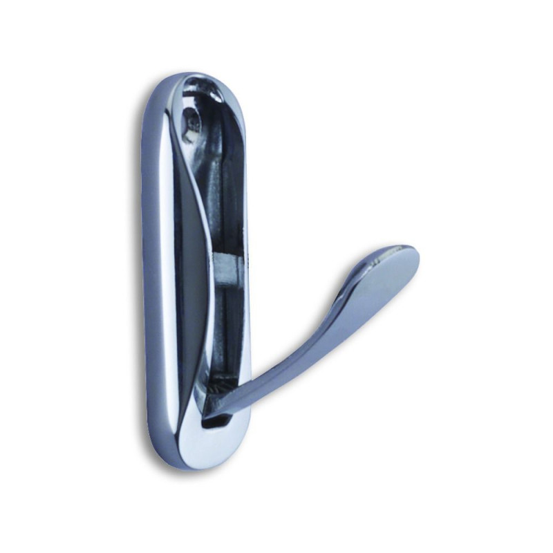 FORESTI Patère repliable laiton chromé 75mm - VRAC -