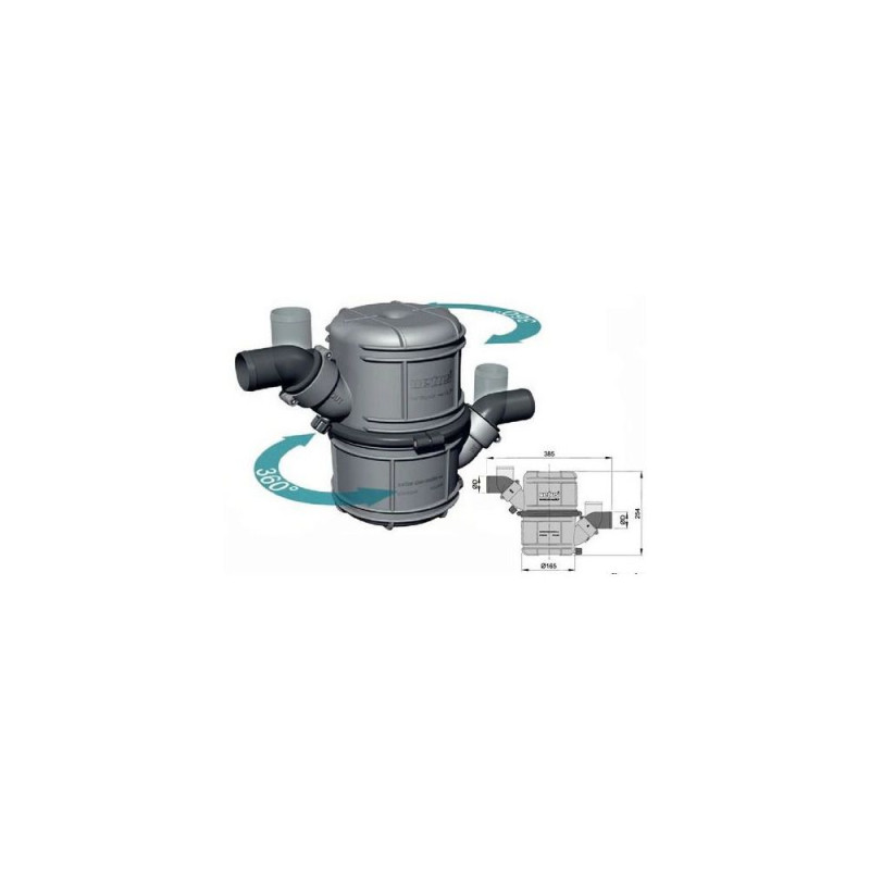 VETUS Waterlock NLP50 orientable
