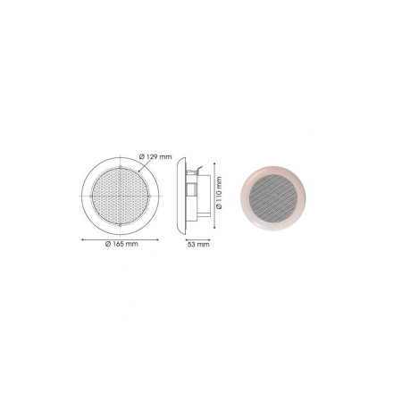 Haut parleurs étanche 70W - ø165mm (la paire)