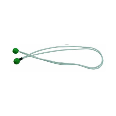 Ferlette élastique 80cm Ø4mm à boule plastique verte l'unité