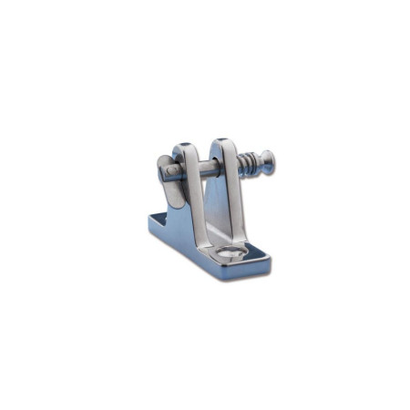 TREM Platine inox d'articulation droite avec axe pour bimini