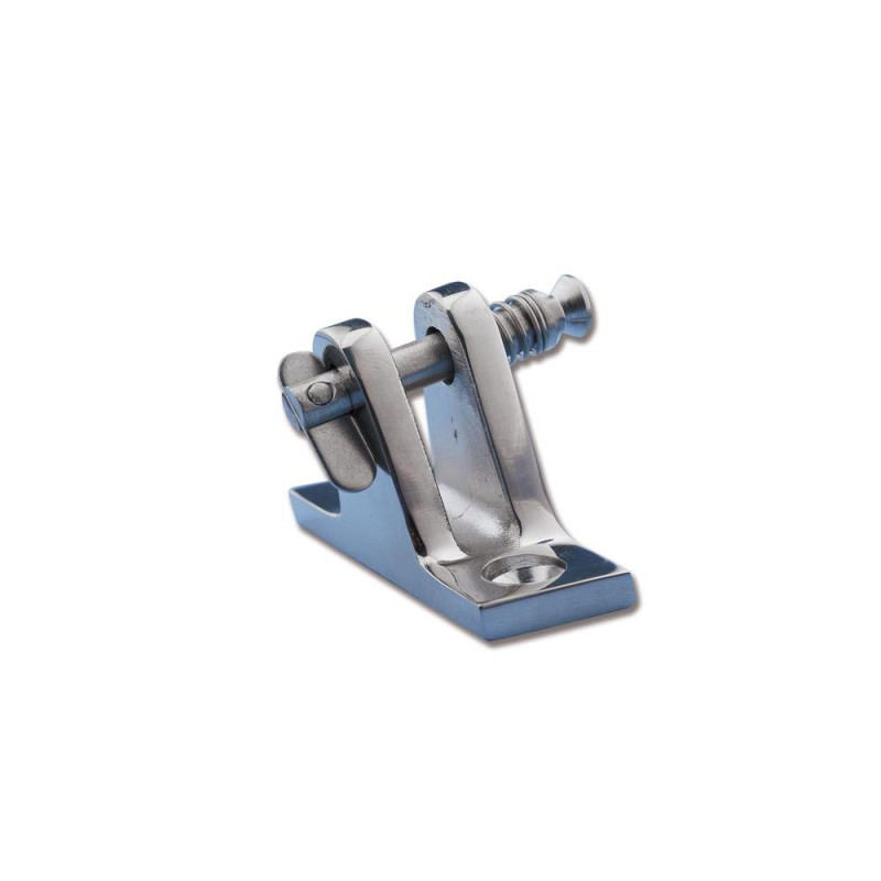TREM Platine inox d'articulation inclinée avec axe pour bim