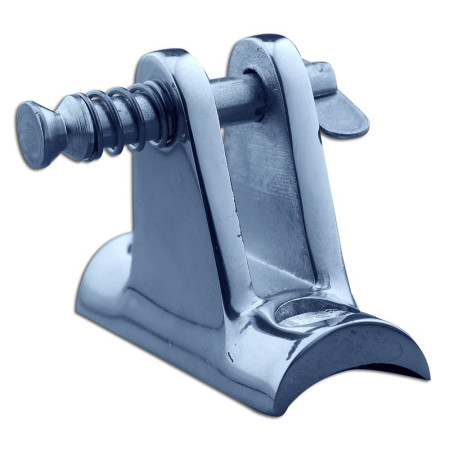 TREM Platine inox de tube d'articulation droite avec axeVRAC
