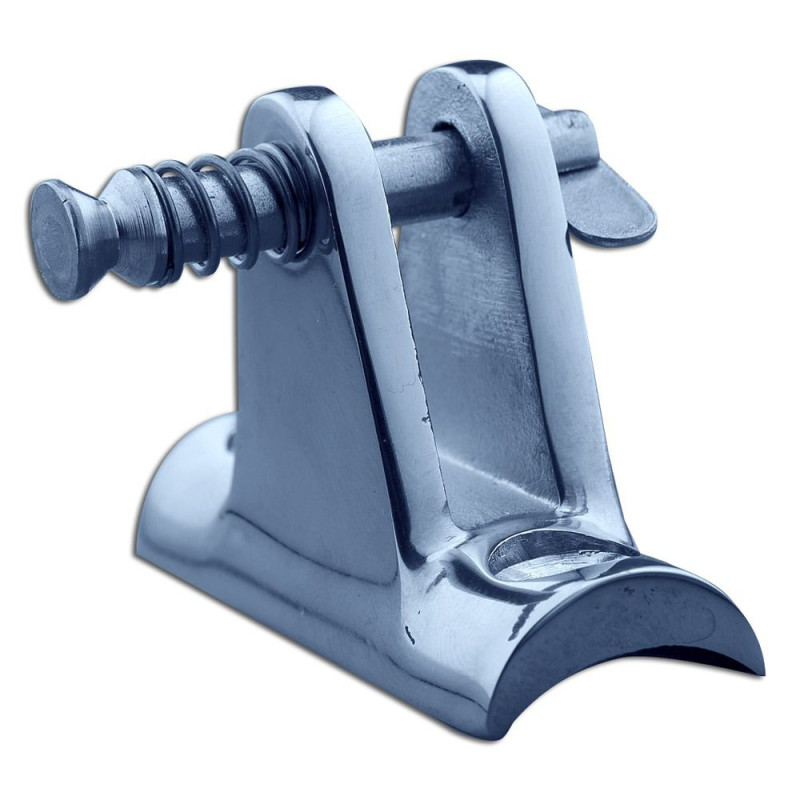 TREM Platine inox de tube d'articulation droite avec axeVRAC