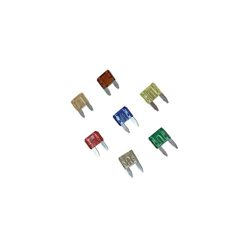Fusibles Mini Enfichables assortis de 5A à 30A, les 7