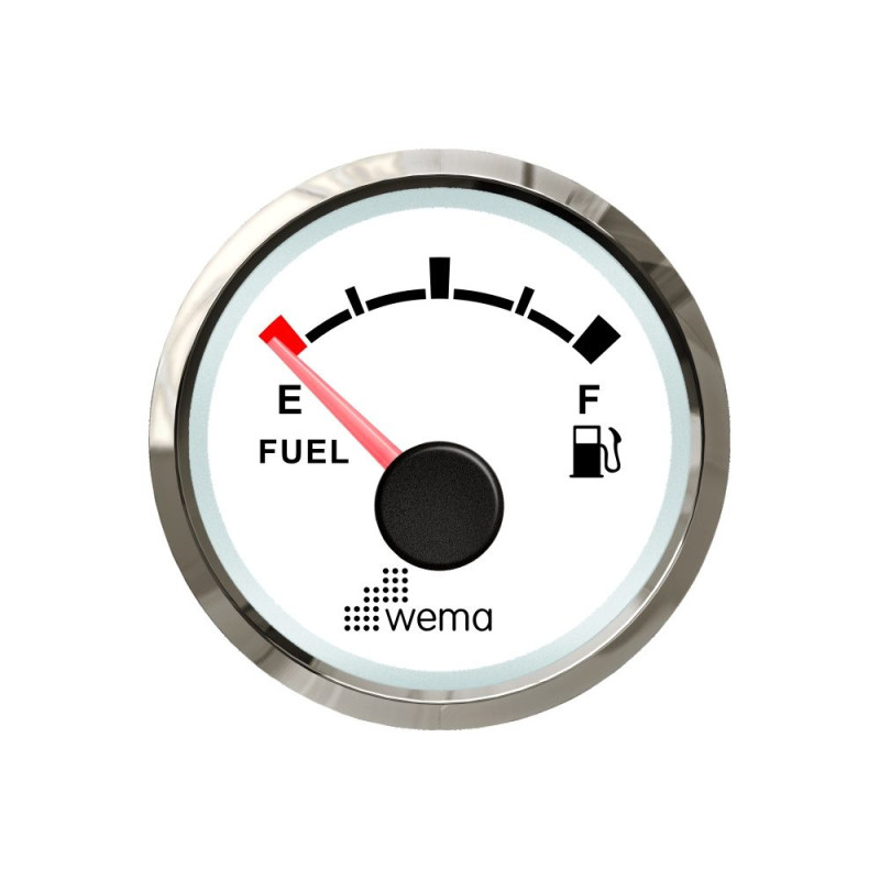 Jauge Silverline carburant NMEA2000 - blanc