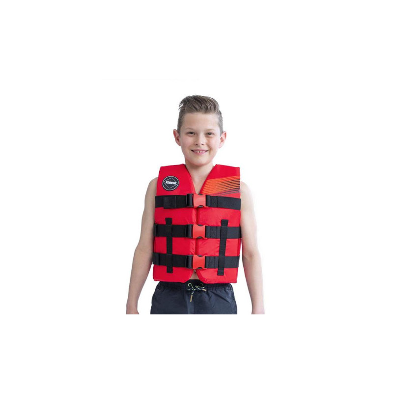 JOBE Gilet de sauvetage rouge - enfant 30-40kg