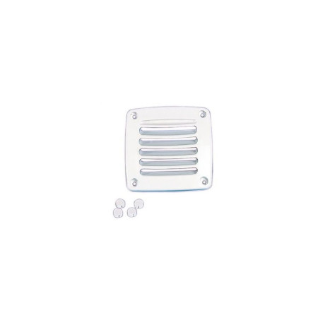 NUOVA RADE Grille aeration plastique blanche 118 x118 mmVRAC