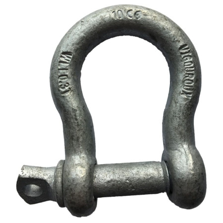 Manille lyre galva marquée Ø20mm vrac